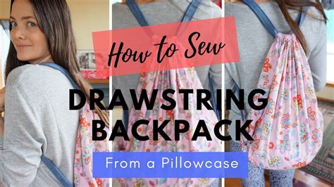 how to tighten drawstring backpack